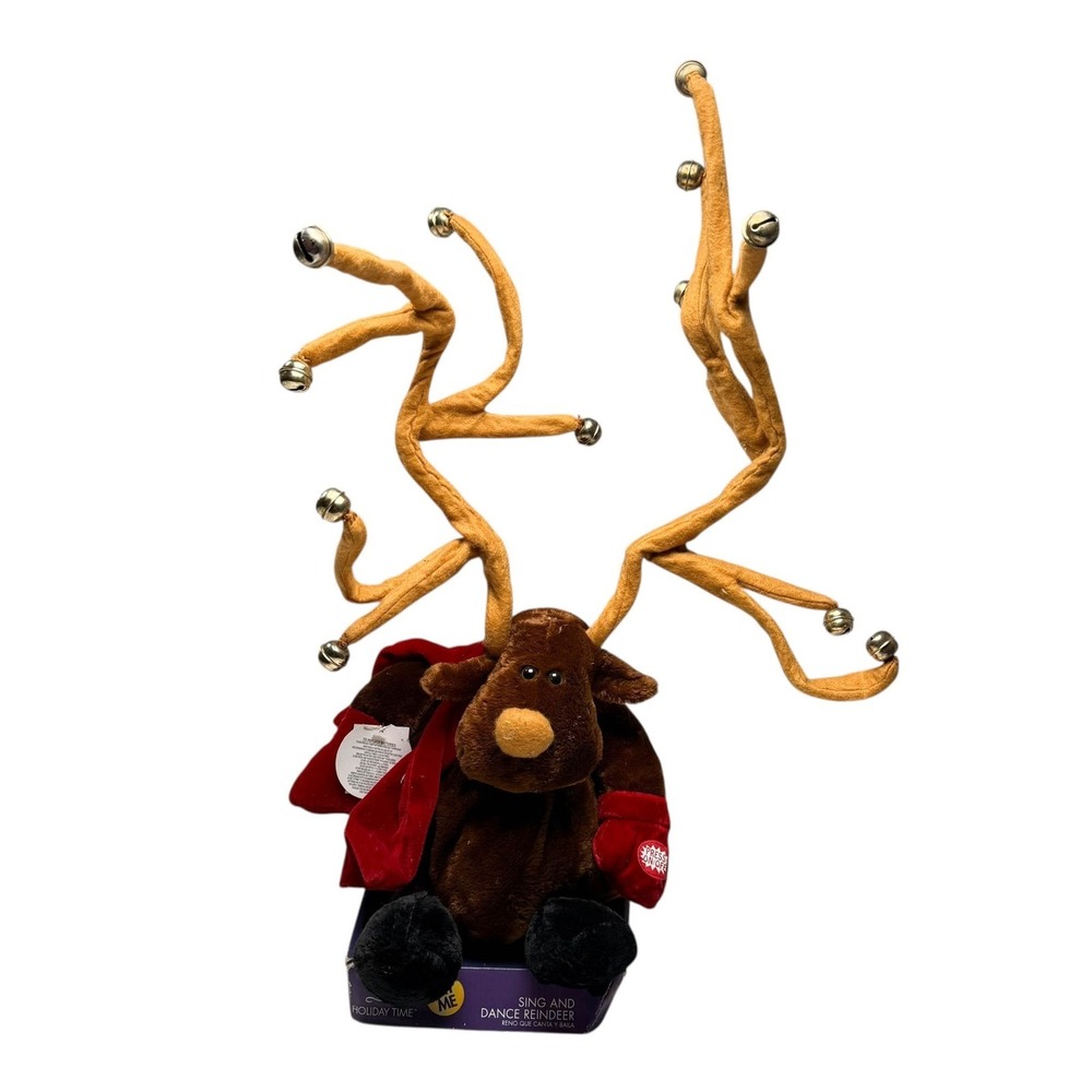 DanDee Sing‎ And Dance Reindeer 22" Christmas Plush SEE VIDEO